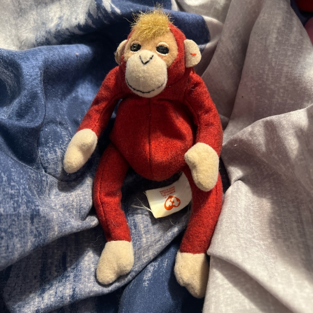 Schweetheart The Orangutan Ty Teenie Beanie Babies 1999 Retired